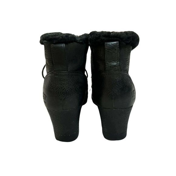 UGG Jeovana Womens Wedge Bootie Black Size US10 - Picture 3 of 10